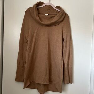 XL Merona Light Brown Cowl Neck Sweater